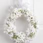 Stephanotis and pearl wreath