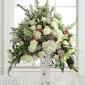 Elevated garden centerpiece