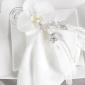 Orchid napkin decoration