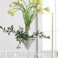 Elevated tulip centerpiece
