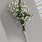 Baby's breath boutonniere