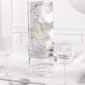 Submerged orchids and wire centerpiece