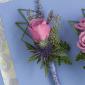 Cool Water rose boutonniere