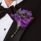 Gladiolus and aster boutonniere