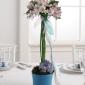 Alstroemeria topiary centerpiece