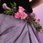 Floral waist corsage