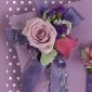 Lavender rose corsage