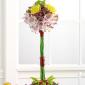 Potted topiary centerpiece