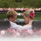 Windshield floral garland