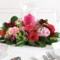Hurricane candle centerpiece