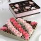 Floral chocolate box centerpiece