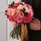 Pink and brown bouquet
