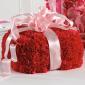 Carnation gift box centerpiece