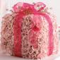 Spray rose gift box centerpiece