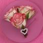 Heart shaped boutonniere