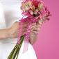 Alstroemeria and rose bouquet