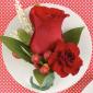 Red rose boutonniere