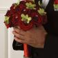 Rose and orchid bouquet