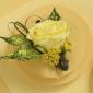 Yellow rose boutonniere