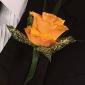 Composite rose boutonniere