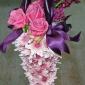 Daisy covered cone pomander