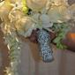 Glamorous all white bouquet