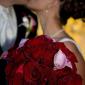 Burgundy and deep pink bouquet