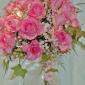 Traditional pink rose bouquet