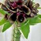Purple calla bouquet