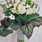White tulip and stephanotis bouquet